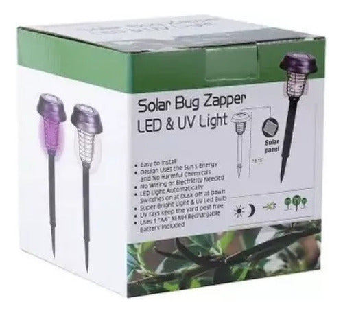 Generic Solar LED Stake Light Mosquito Eliminator Pack of 2 2