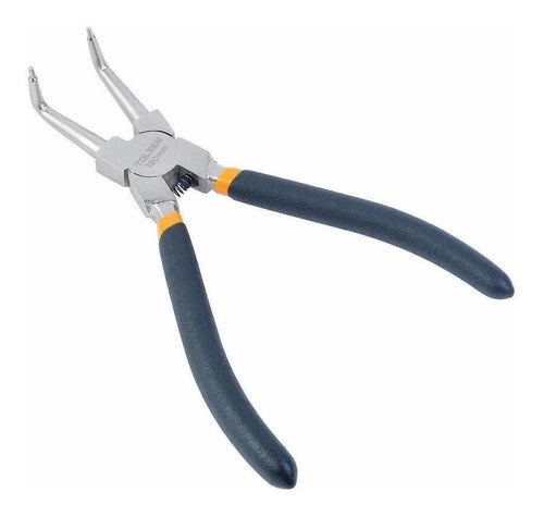 Tolsen Curved Internal Seeger Ring Pliers 7 - 10082 0