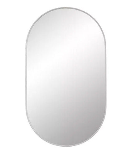 Jaque Mate Oval Wall Mirror PVC 60x90cm 2