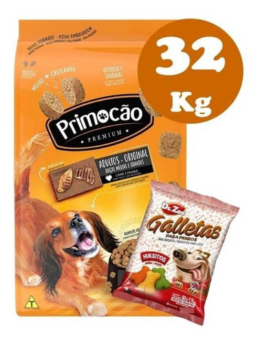 Primocao Premium Adult 22+10kg + Gift 0