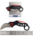 AlbatrOSS Cool Spring Assisted Folding Pocket Knife Black/Red 6