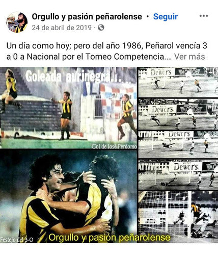 Peñarol Campeón 1986 Auf Medalla Colección Futbol Utileria 4