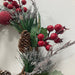 Christmas Wreath Decorated with Wicker, Flowers, and Pearls by Pettish Online 4