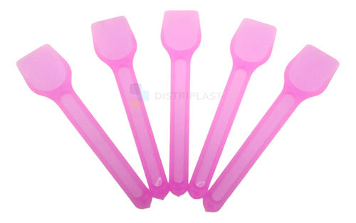 Distriplast Disposable Plastic Spoons X100 Units 5