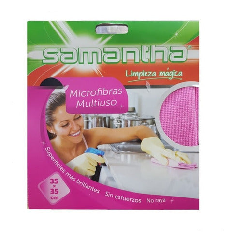 Paño De Microfibra Samantha Multiuso 35 X 35 Cm 0