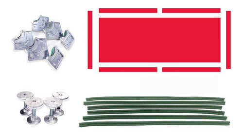 Kit Reforma Para Mesa De Sinuca Até 1,90mx1,20 - Vermelho 0