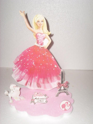 Barbie 10 Centerpieces in Paris - 18cm 0