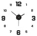 Lizbin Wall Clock Without Frame, Large 3D Wall Clock 0