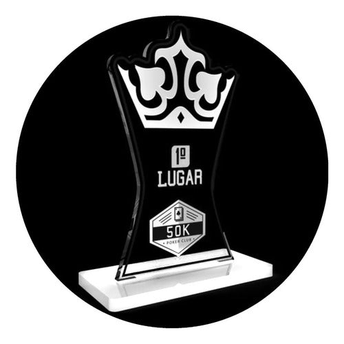 Placa De Acrílico, Trofeos, Premios Diseño Corona 1