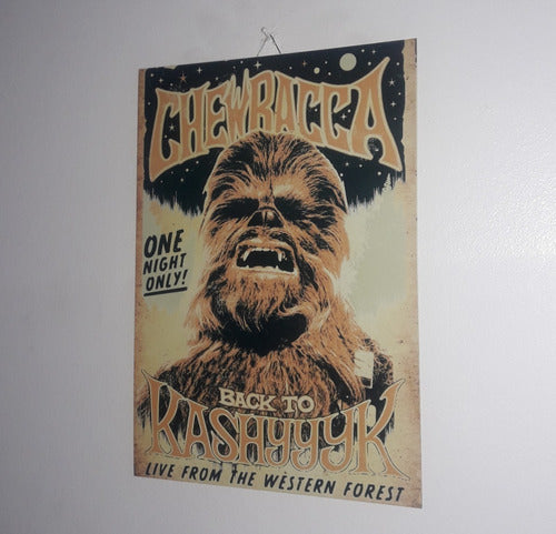 Metal Sign - Star Wars - Vintage - Retro - Yoda 0