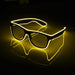 Generic Lentes Led Neon Fiestas Electronica Rave Bodas Azul L24 4