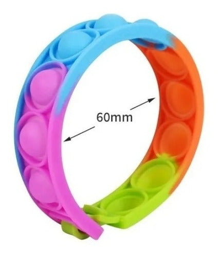 30 Pop It Pulsera Multicolor Para Sorpresita Pack X 30 2