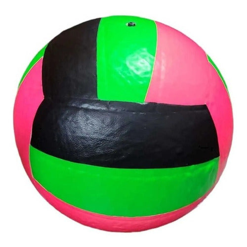 Tricolor Synthetic Leather Volleyball Beach Ball 1
