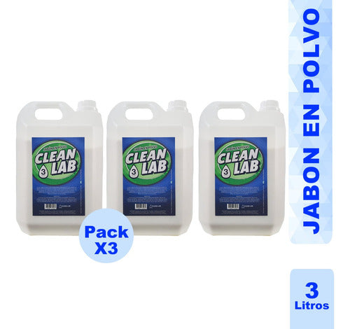 Clean Lab SRL Jabón En Polvo 3 Kg Bioenzimatico X 3 Un 0