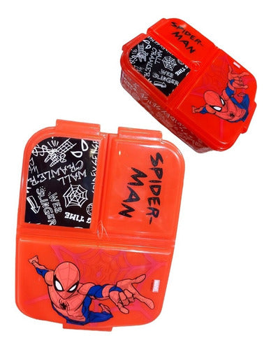 Stor Spiderman Lunchbox Multi-Compartment 0