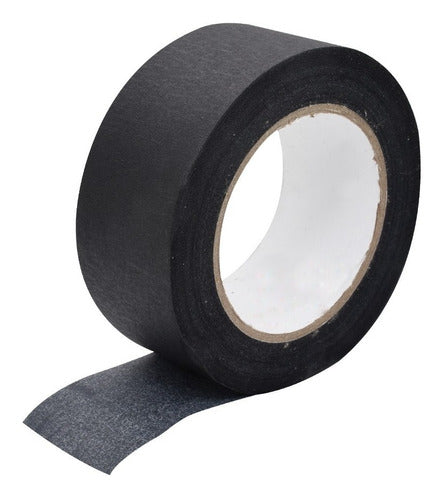 CINT BROC S.A. Black Paper Tape 48mmx50mts Pack of 18 Rolls 0