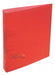 The Pel Red Translucent A4 Folder with 2 Rings 40mm 0