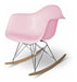 Mentha Eames Rocking Chair Pink Ideal for Breastfeeding 0