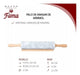 Marble Rotating Rolling Pin with Wooden Handles and Base 8