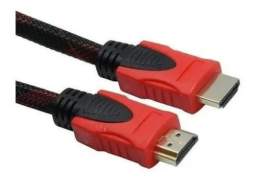 OEM HDMI Cable 10 Meters Full HD Mallado With LED Filter TV 3D 1