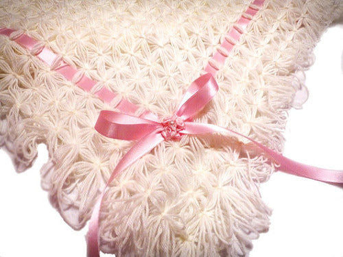 Bety Creaciones Beautiful Receiving Blanket for Baby 100x60cm Baby Shower Gift 0