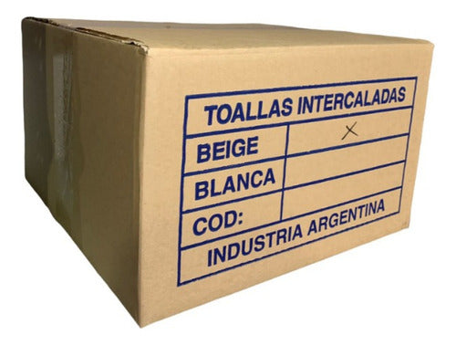 Eco Toalla Papel Intercalada 20x24 Beige Dispenser 2