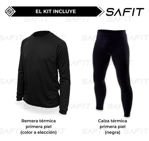 Safit® Men's Thermal Set: Top + Leggings Base Layer 43