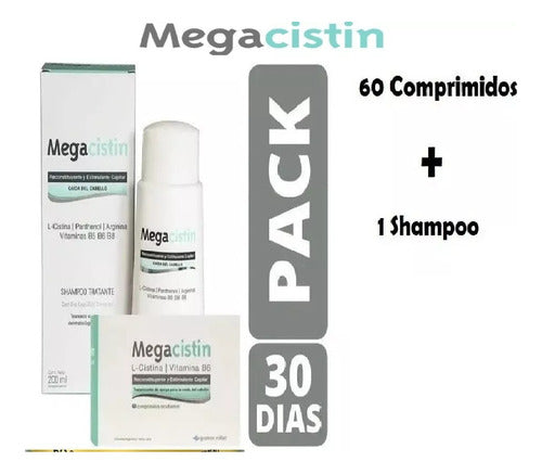 Combo Megacistin Shampoo X200ml + Megacistin Comprimidos X60 0