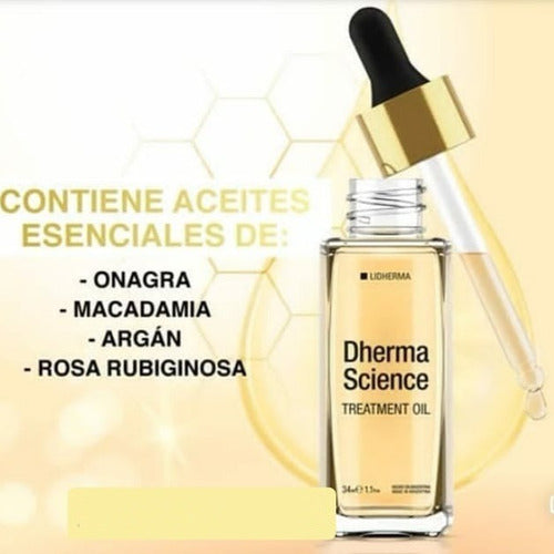Dherma Science Kit Firming Cream + Oil + Ampoules Lidherma 5