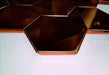 Mosaico Hexagonal De Acero Inox Color Rose Gold 25.8x29.8 2