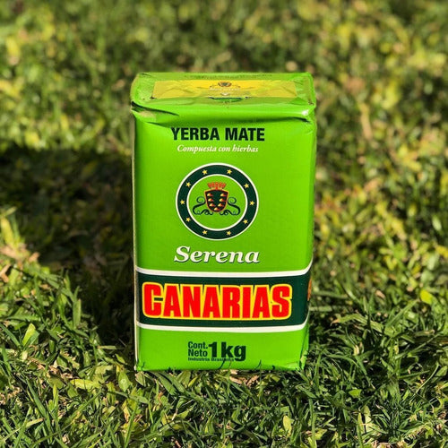 Canarias Yerba Mate Combo Clásica + Serena X2 U Natural 1 Kg 2