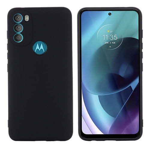 Generic Silicone Case + Hydrogel Film for Moto G71 0