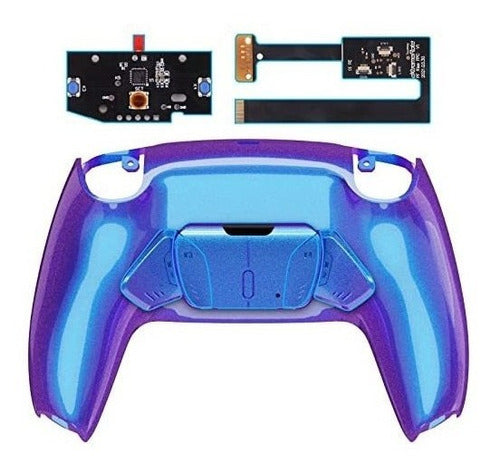 4 Botones Extra Para Control Ps5 Extremerate Azul Violeta 0