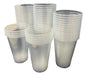 Delmar 500cc Transparent Disposable Plastic Cup - Pack of 50 6