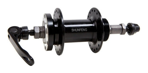 Shunfeng Rear Hub with Threaded Freewheel and Bearings 6t 32h 0