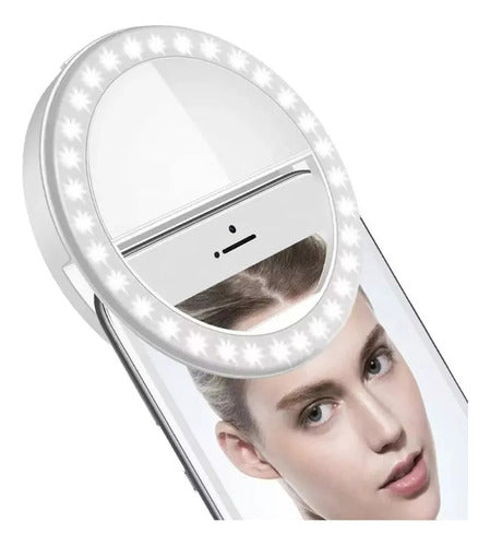 TOH Selfie Smartphone LED Flash Ring Light Camera 4