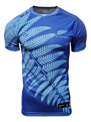 Kapho Rugby All Blacks Blue Dragon Adult T-Shirt 0