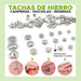 Almacen de Armado Tachas Conico Niquel 7mm Charreteras Indumentaria X 500 Unid 3