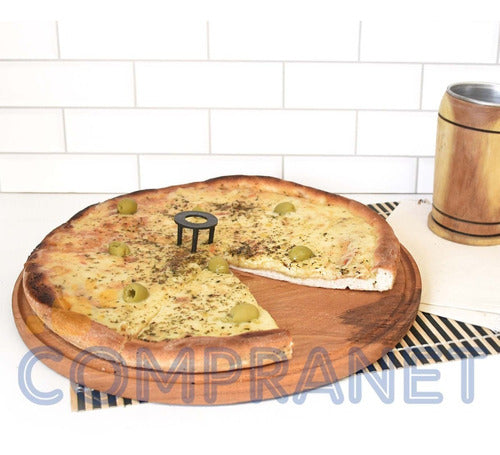 Compranet Wooden Pizza Board, 35cm - 11608 0