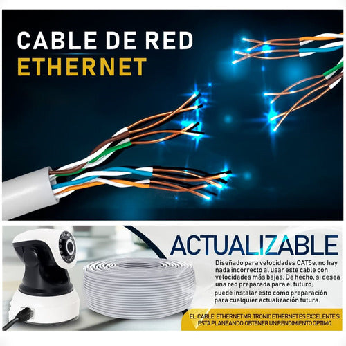 Cable Red 20m Ethernet Rj45 Cat 6 Alta Velocidad Kubo 2