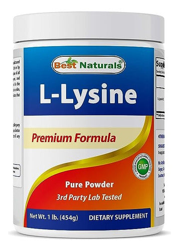 Best Naturals L-Lysine Powder 454g Cardiovascular Support 0