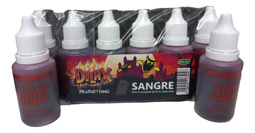 Halloween Sangre Liquida 1 Unidad Cotillón Maquillaje Chasco 0