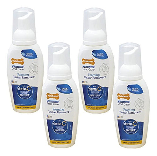 (Pack of 4) Nylabone Oral Care 4 Ounce Dog Foaming Tartar Remover 0