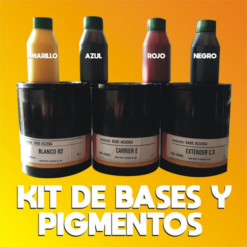 Tecnodas Water-Based Screen Printing Kit + Pigments 0