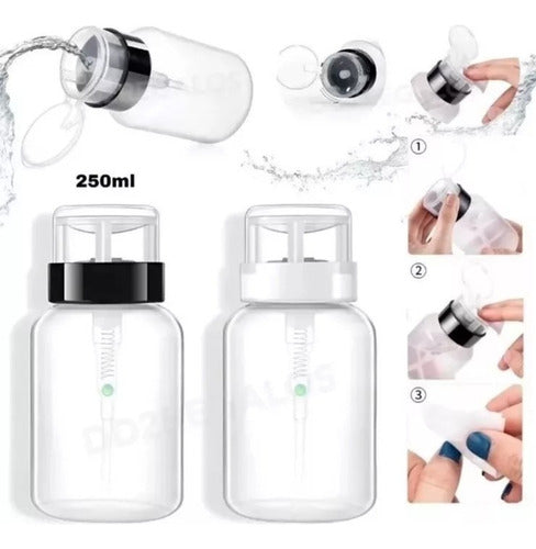 DD2 Acetone And Liquid Dispenser Container 250ml Manicure 2