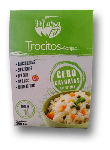 Massa Fit Trocitos De Konjac (Arroz) - Proteico X200 Gr 0