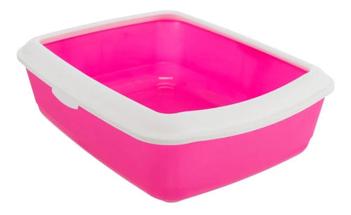 Trixie German Classic Litter Tray With Border - Fuchsia 0