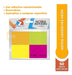 Stendy Neon Self-Adhesive Notes 38x50 Mm - 4 Fluorescent Colors, 200 Sheets 2