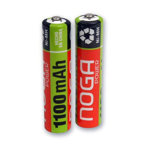 Noga Rechargeable AAA Batteries 2-Pack Ni-MH 1100mAh Official 0