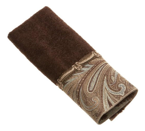 Avanti Linens Bradford Fingertip Towel, Java 0